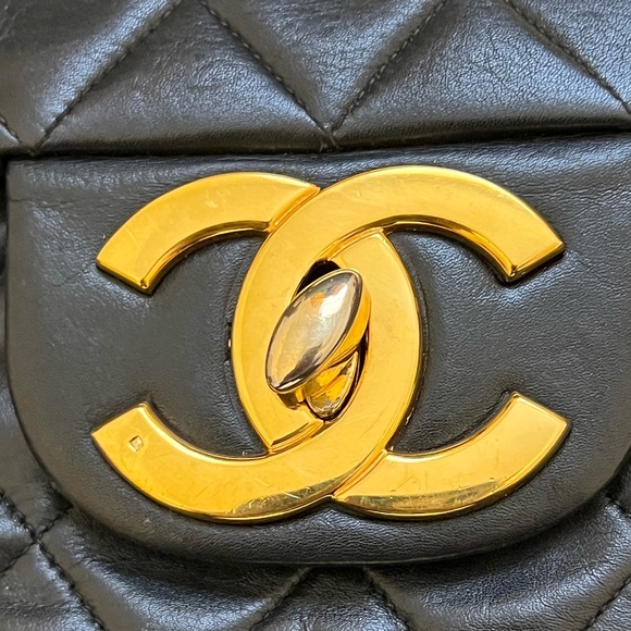 CHANEL JUMBO SINGLE FLAP BAG (Vintage) - Picture 5 of 11